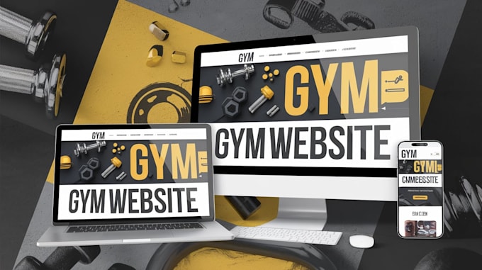 Gig Preview - Build an affordable gym website for you