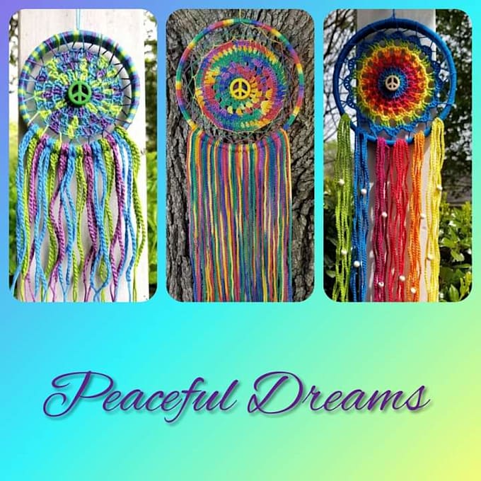 Gig Preview - Make you a beautiful custom dream catcher