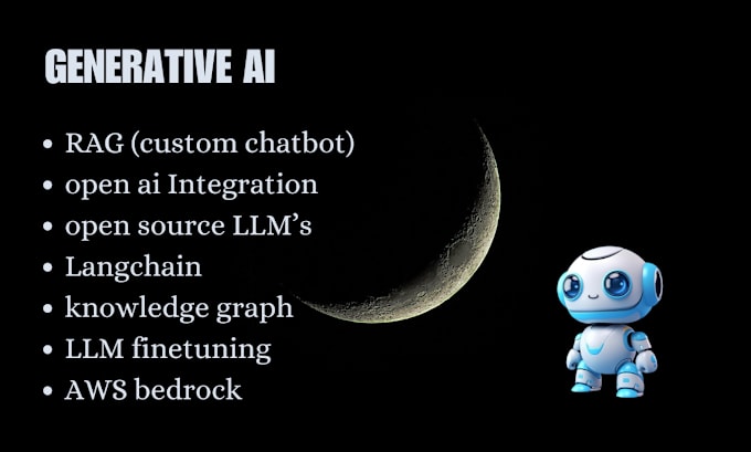 Gig Preview - Create ai chatbots, build rag solutions using open source llms and openai