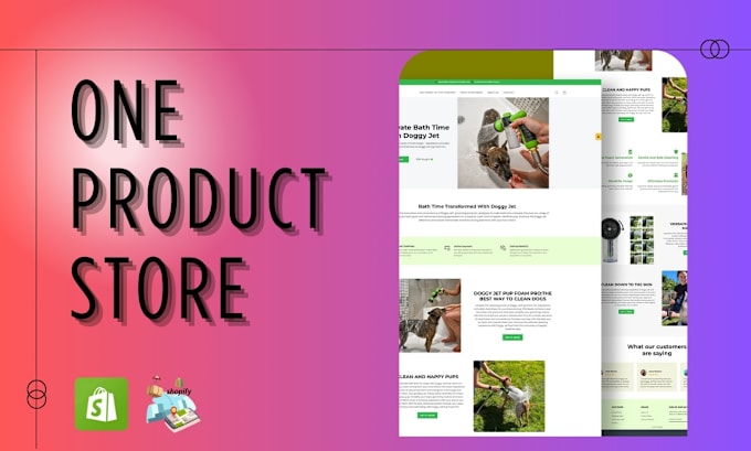 Bestseller - create a premium shopify one product store or shopify landing page