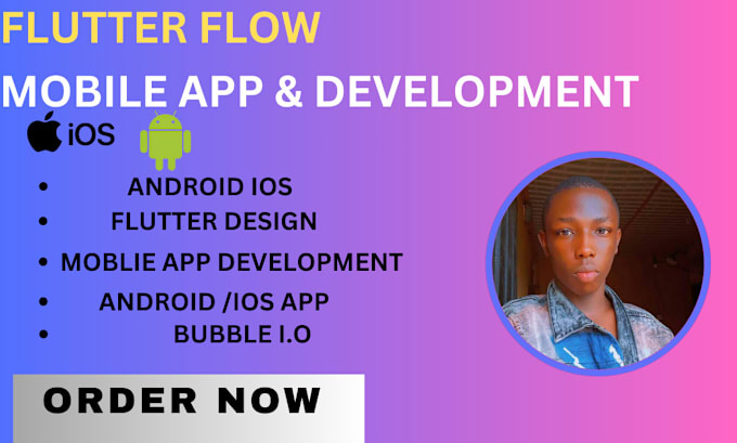 Gig Preview - Develop flutterflow moblie app,flutter app firebase fix flutterflow android ios