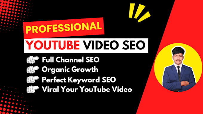 Bestseller - do youtube channel SEO and video optimization for top ranking on search result