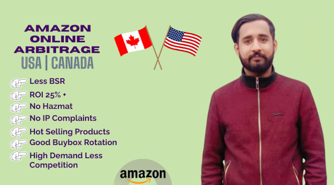 Gig Preview - Do amazon fba online arbitrage product research in USA canada