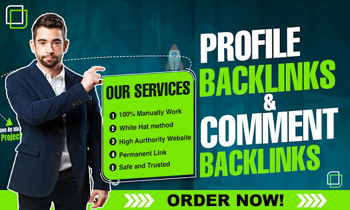 Gig Preview - Create high quality blog comments backlinks profile  linkbuilding da dr 90 plus