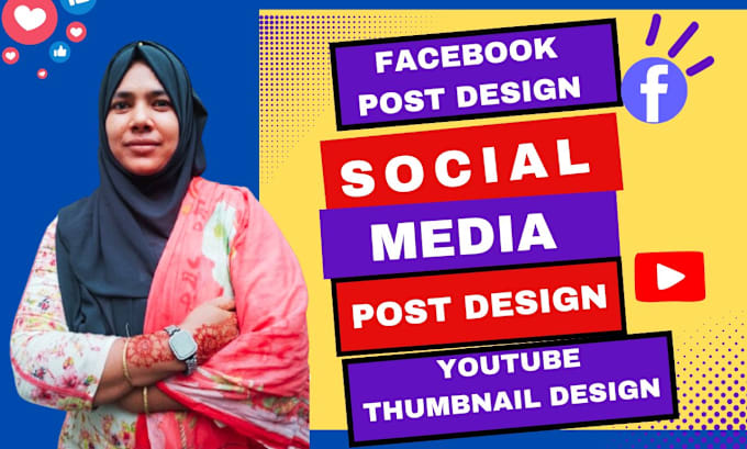 Gig Preview - Creative facebook posts, youtube thumbnails, and banners design