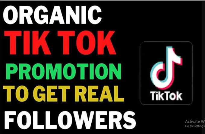 Gig Preview - Do superfast organic tiktok followers to reach monetization