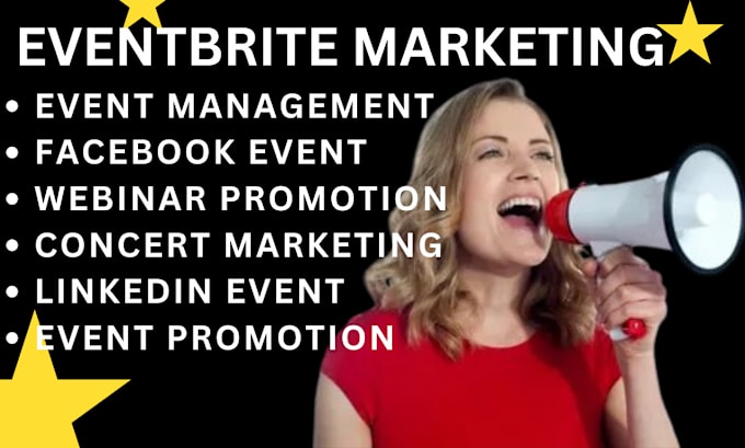 Gig Preview - Do eventbrite promotion, event marketing, event planning and event set up