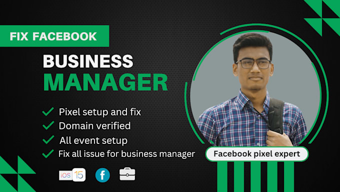 Bestseller - fix facebook business manager, pixel and domain issues