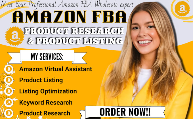 Gig Preview - Do amazon fba product research fba product listing product hunting  amazon VA