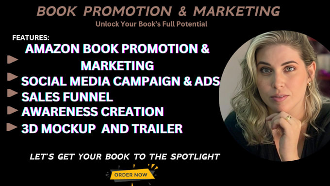 Gig Preview - Book promotion children amazon kdp book sales funnel and book marketing