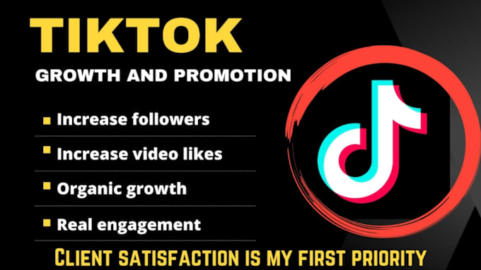 Gig Preview - Grow your tiktok organically fast