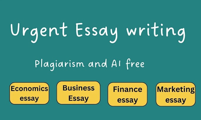 Gig Preview - Do urgent essay writing in economics business literature and philosophy