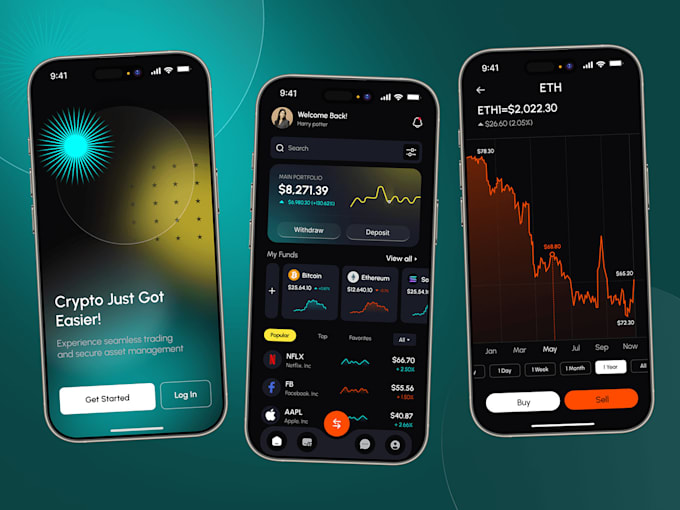 Gig Preview - Develop stock trading app crypto trading app forex trading app