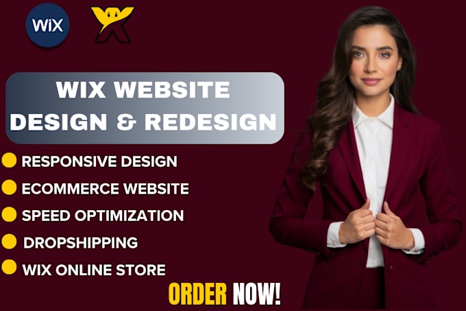 Gig Preview - Wix website design wix website redesign wix website design wix website redesign