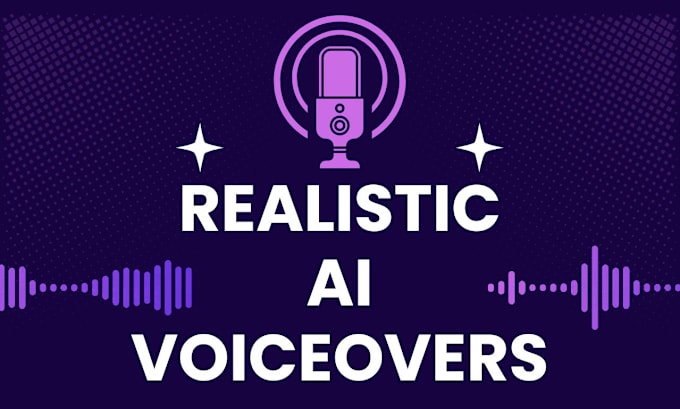 Gig Preview - Create natural sounding male and female ai voiceovers