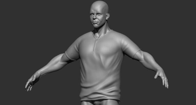 Bestseller - keep your all 3d sculpting modelrig character to cut key model, cinematic 3d art