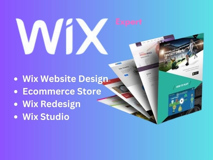 Gig Preview - Build wix website, wix, wix website design