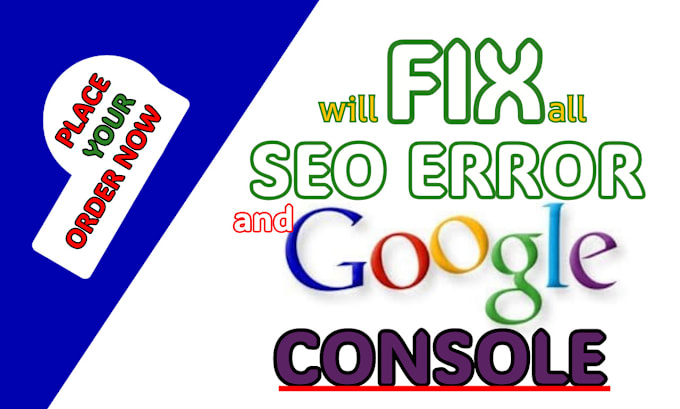 Gig Preview - Fix index, search console errors, search google console setup