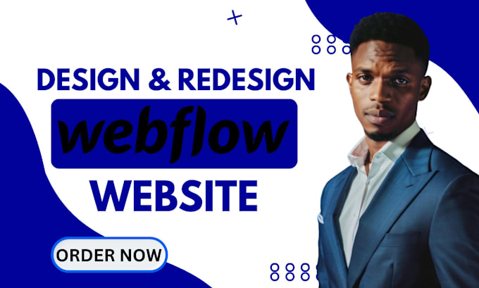 Gig Preview - Webflow website, figma to webflow, webflow expert,  webflow design or develop