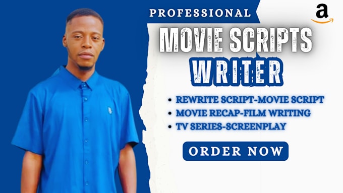 Gig Preview - Do movie script writing screenwriting screenplay tv series film script writer