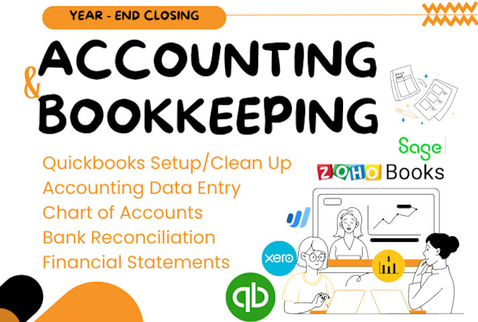 Gig Preview - Do quickbooks clean up, setup, bank reconciliation quickbooks online bookkeeping