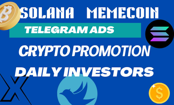 Gig Preview - Shoutout your crypto twitter solana memecoin to reach millions token investors