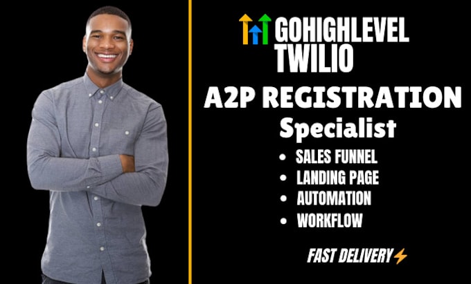 Gig Preview - Be your a2p 10 dlc expert for twilio gohighlevel ghl crm