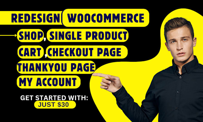 Gig Preview - Redesign customize woocommerce shop product cart checkout pages resolve issues