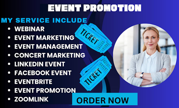 Gig Preview - Do you eventbrite, event promotion, event marketing, linkedin, webinar, concert