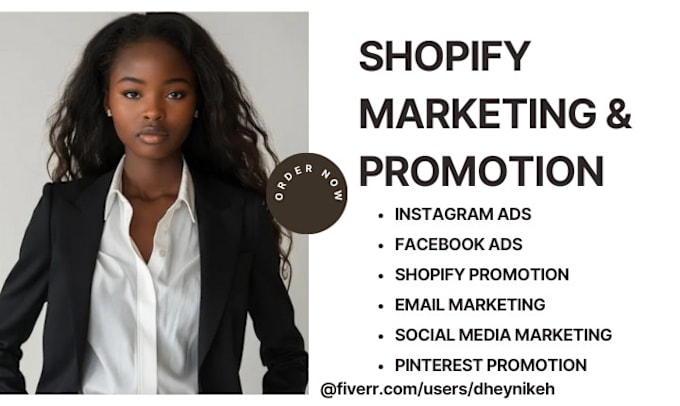 Gig Preview - Shopify marketing ads, shopify store manager, shopify promotion, shopify ads