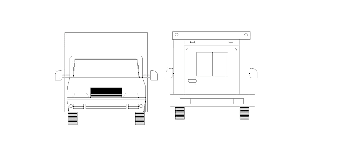 Gig Preview - Draw your food truck or trailer blueprints for city permit