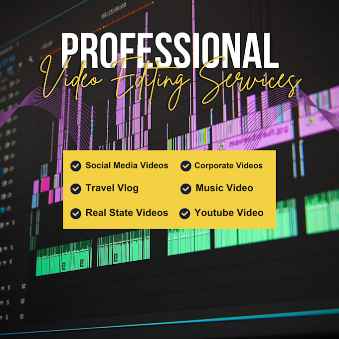 Gig Preview - Do professional and creative video editing