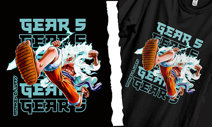 Gig Preview - Create awesome anime manga tshirts or hoodie designs in 24 hours