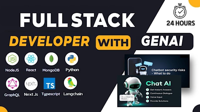 Gig Preview - Develop nextjs apps with react, typescript, python, and ai chatbots