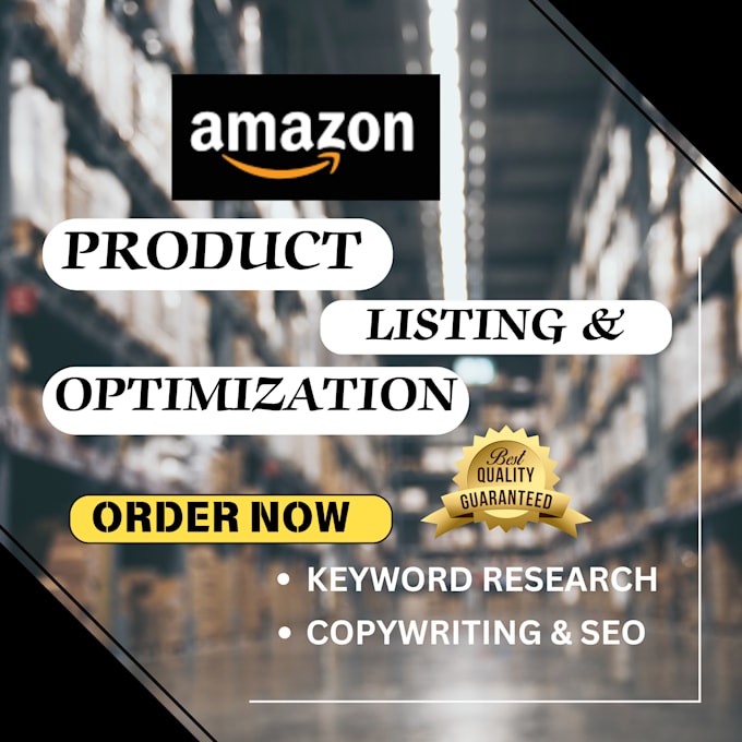 Gig Preview - Do product listing descripition SEO and keywords optimization