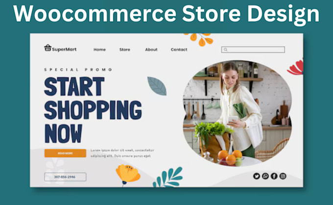 Gig Preview - Wordpress woocommerce store design bigcommerce store design product dropshipping