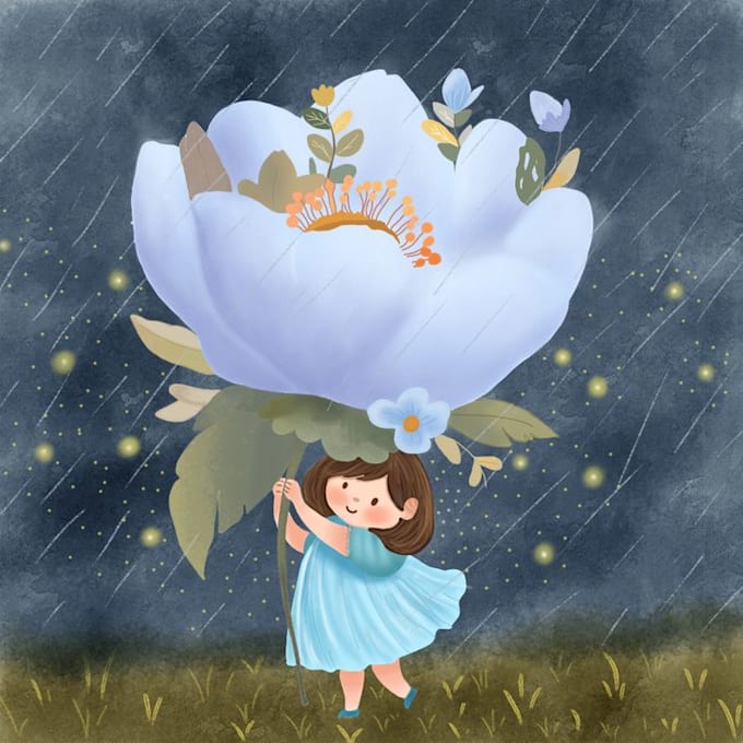 Gig Preview - Draw cute and captivating illustrations for childrens book