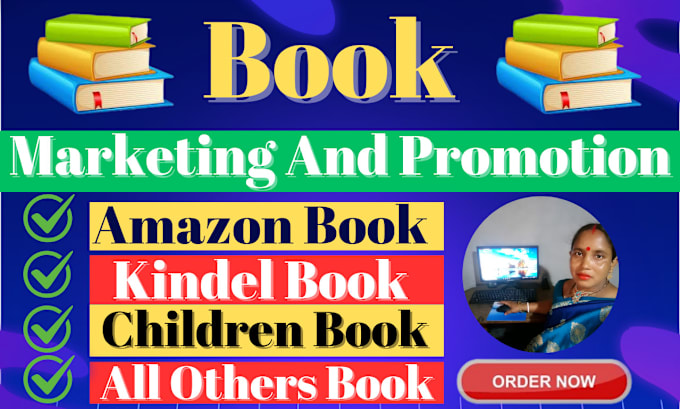 Gig Preview - Do amazon book promotion and kindle book, children book marketing