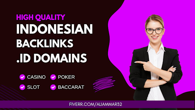 Gig Preview - Create high authority indonesian contexual dofollow id backlinks