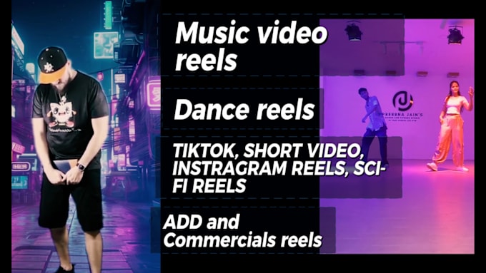 Gig Preview - Be your tiktok reels, party, short video, concert highlights editor