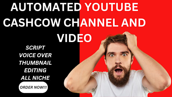 Gig Preview - Create automated youtube cash cow video cashcow channel setup