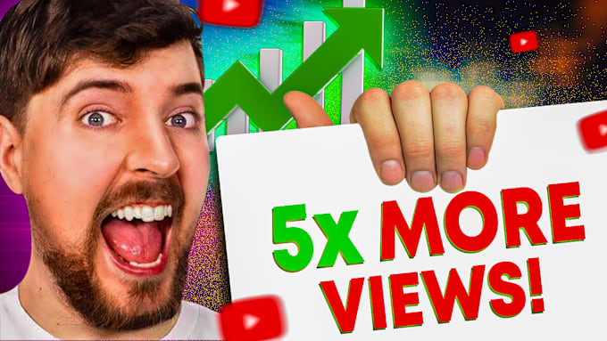 Gig Preview - Design catchy youtube thumbnail