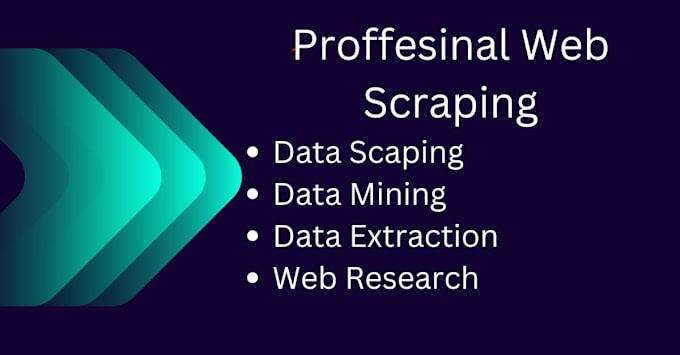 Gig Preview - Do web scraping, data mining, data extraction and data collection