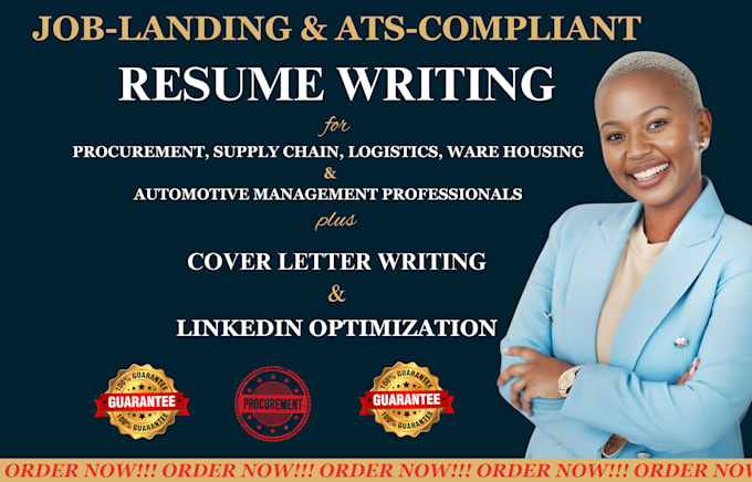 Gig Preview - Do logistics, supply chain, warehousing, automation, procurement resume writing