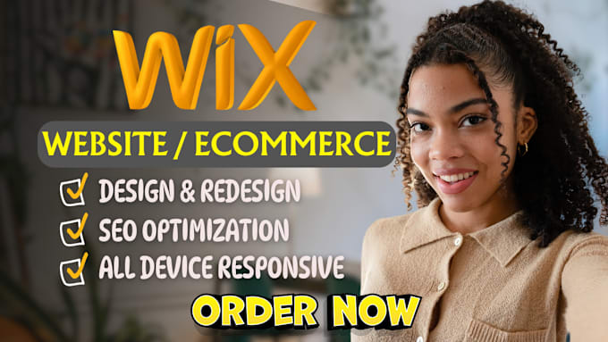 Gig Preview - Build professional wix website design, wix redesign and online store