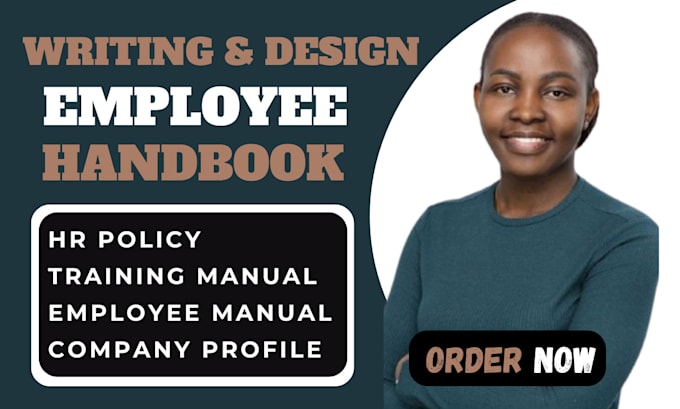 Gig Preview - Write and design employee handbook, hr training manual, company profile