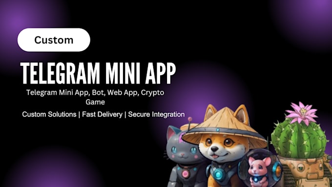 Gig Preview - Build a telegram mini app, telegram web app, ton blockchain