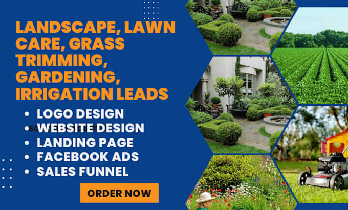 Gig Preview - Landscape, lawn care, agriculture, grass trimming, gardening, irrigation leads