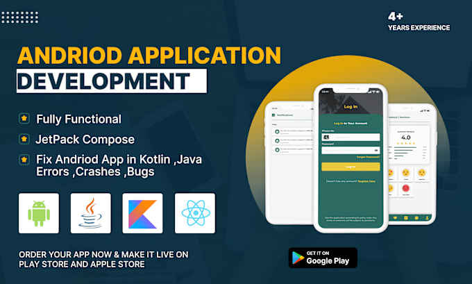 Gig Preview - Develop or fix bugs in android apps in jetpack compose