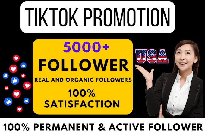 Gig Preview - Buy 1000 tiktok followers fast